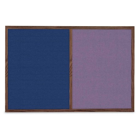 United Visual Products Slim Style Indoor Enclosed Corkboard, 30 UV503SCH-BRONZE-CLOUD
